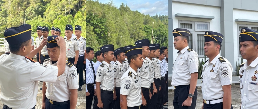 Apel Pagi Lapas Mamasa Khidmat dengan Penyematan Tanda Pangkat dan Penyerahan SK