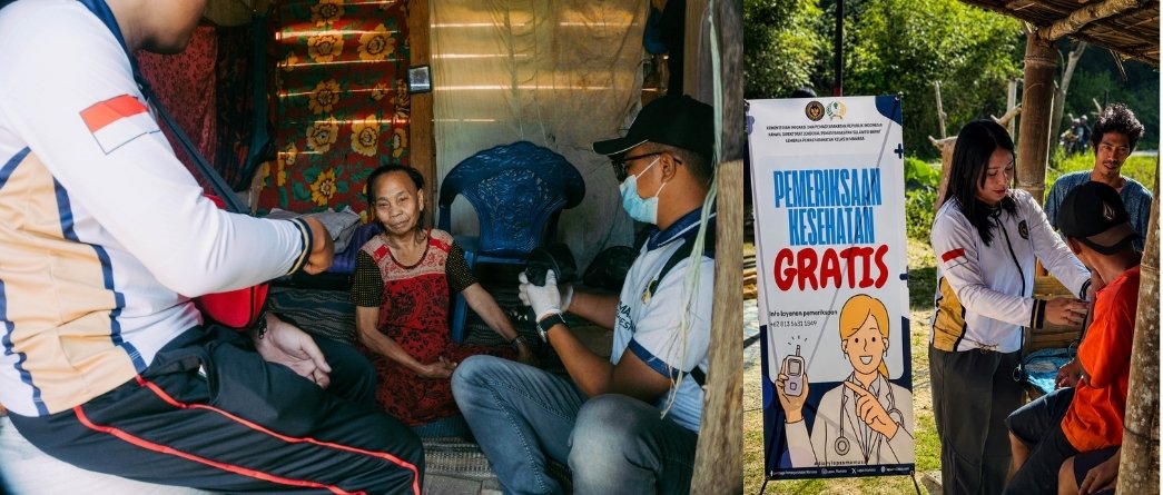 Hadir Melayani Sesama, Pemeriksaan Kesehatan Gratis Warnai Peringatan HUT RI Ke-81